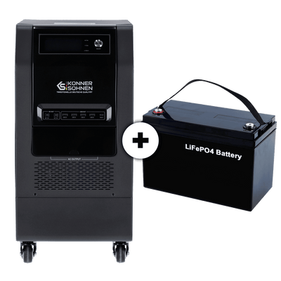 Bediening vanaf een externe batterij