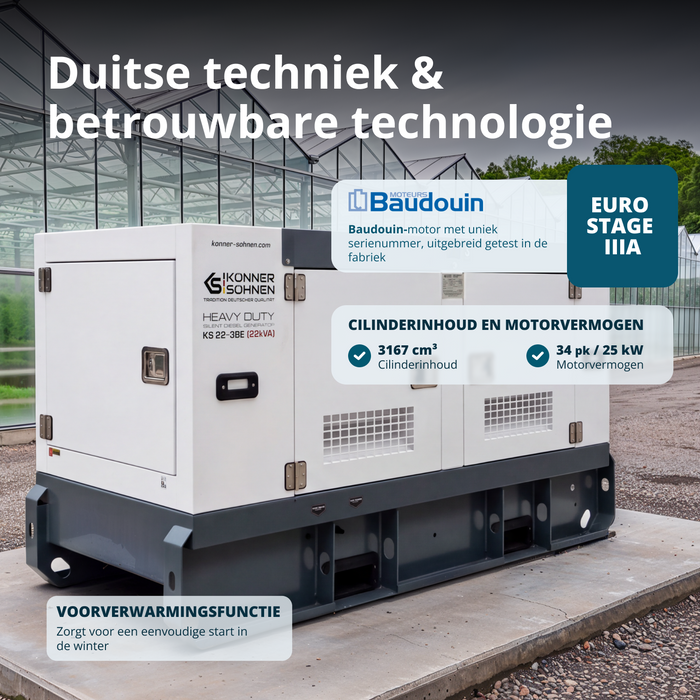 Kolmivaiheinen dieselvoimala KS 22-3BE