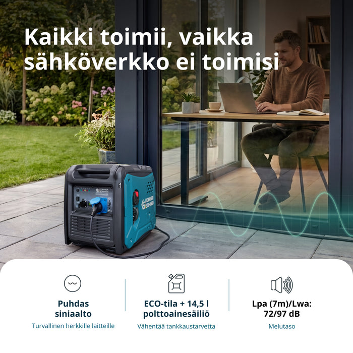 Invertterigeneraattori KS 6000iE S ATS