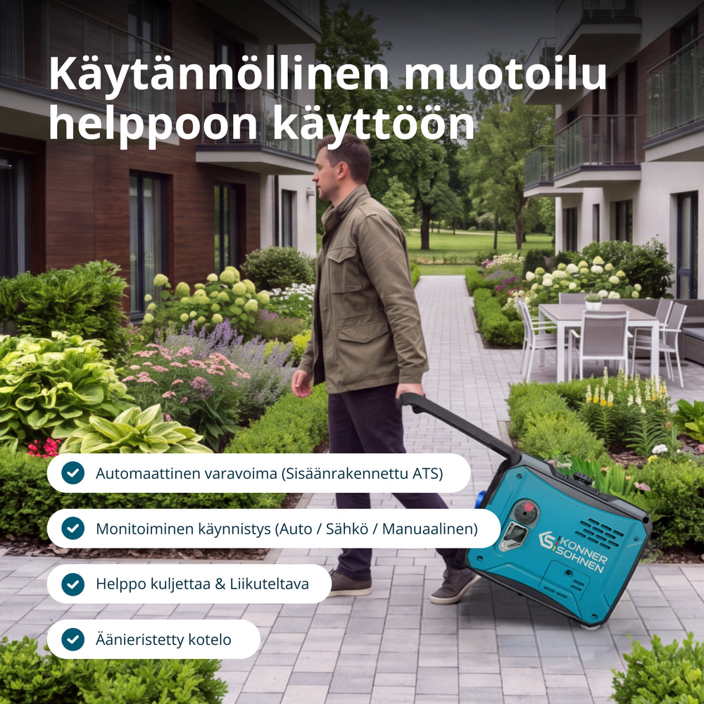 Invertterigeneraattori KS 6000iE S ATS