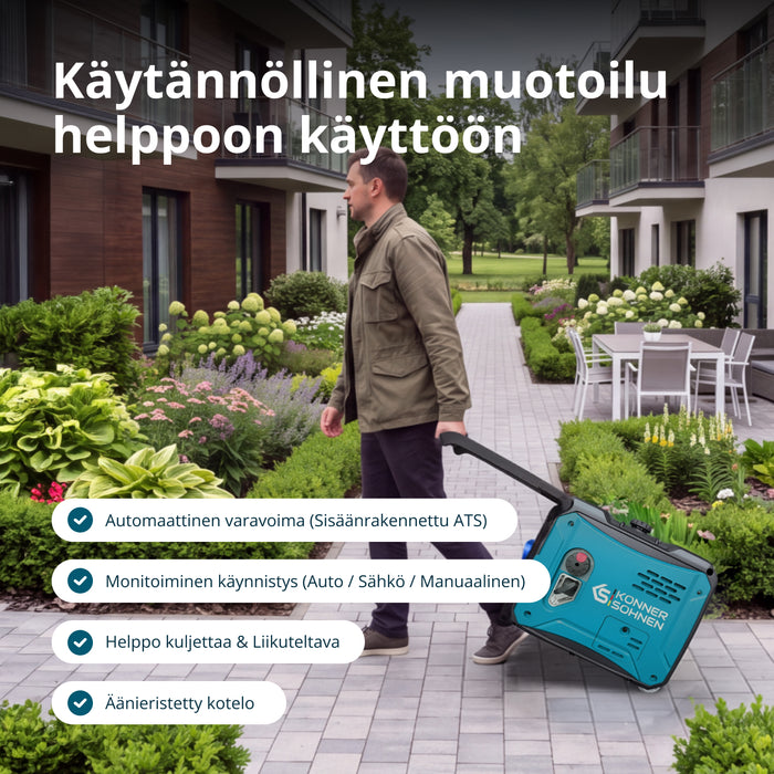 Invertterigeneraattori KS 6000iE S ATS