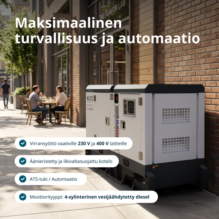 Kolmivaiheinen dieselvoimala KS 35-3BE