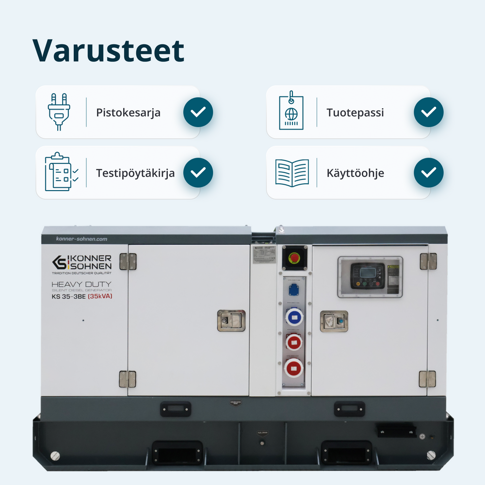 Kolmivaiheinen dieselvoimala KS 35-3BE