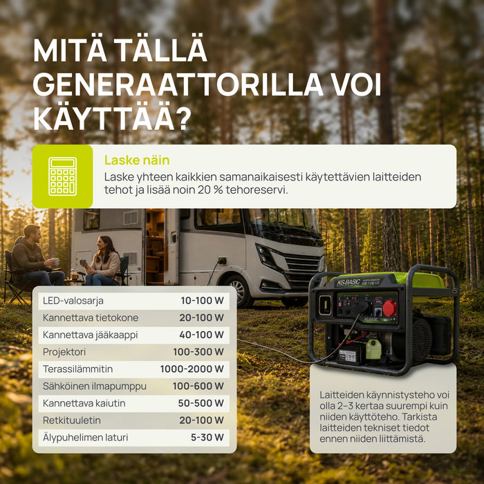 Invertterigeneraattori KSB 110iE-1/3
