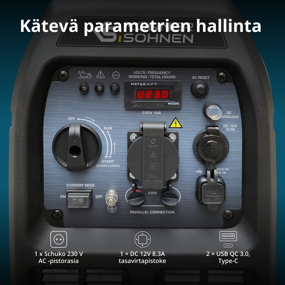 Invertterigeneraattori KS 3100i S