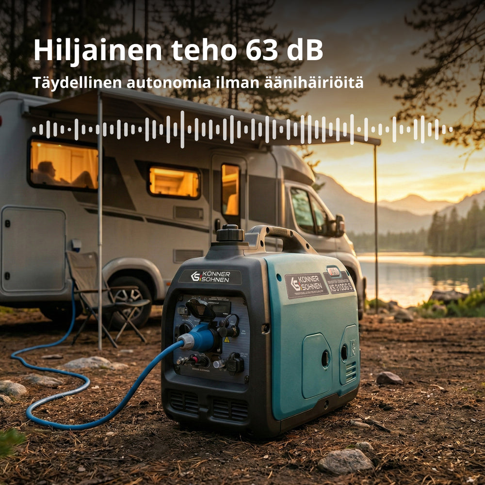 LPG/bensiini-invertterigeneraattori KS 3100iG S
