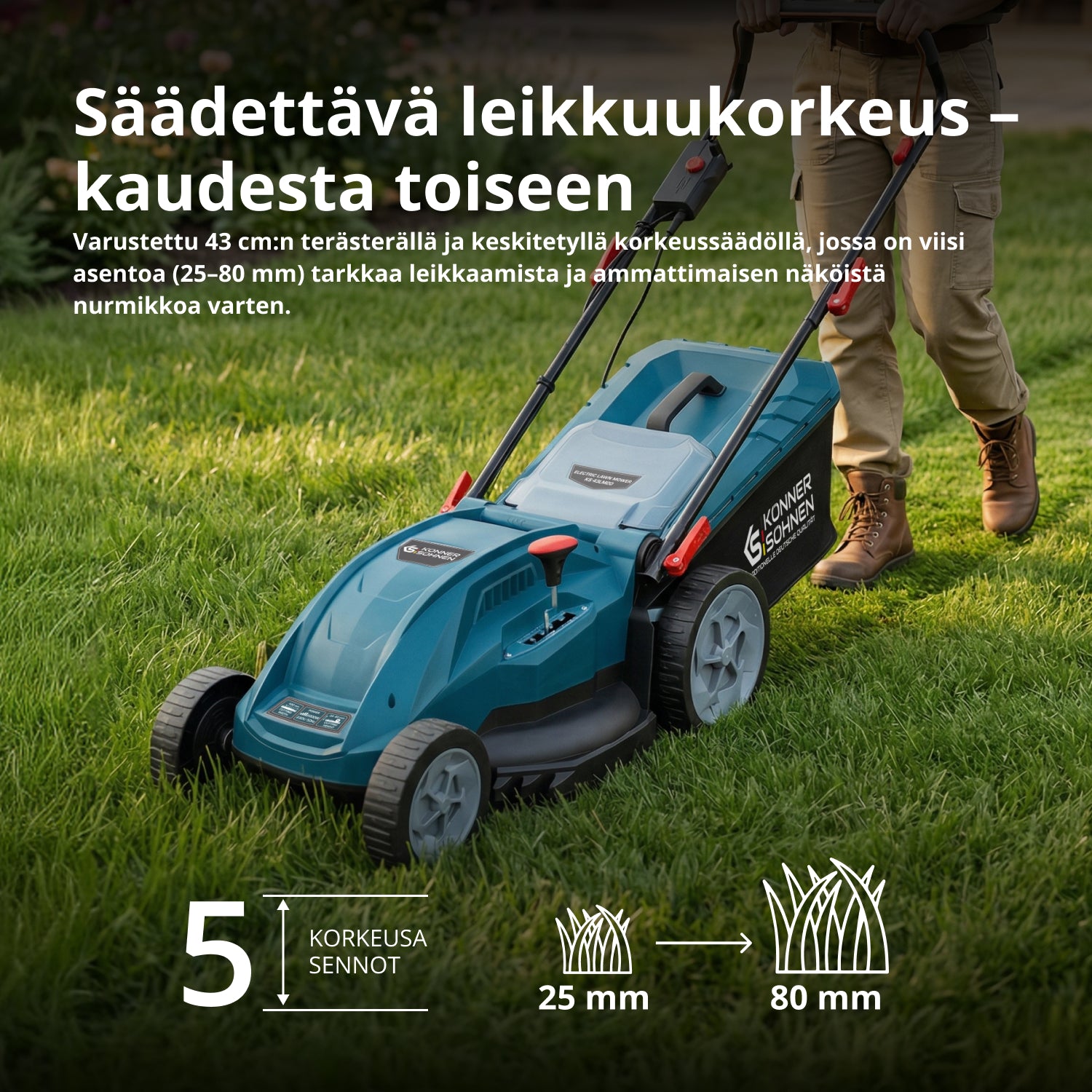 Sähköruohonleikkuri KS 43LM20
