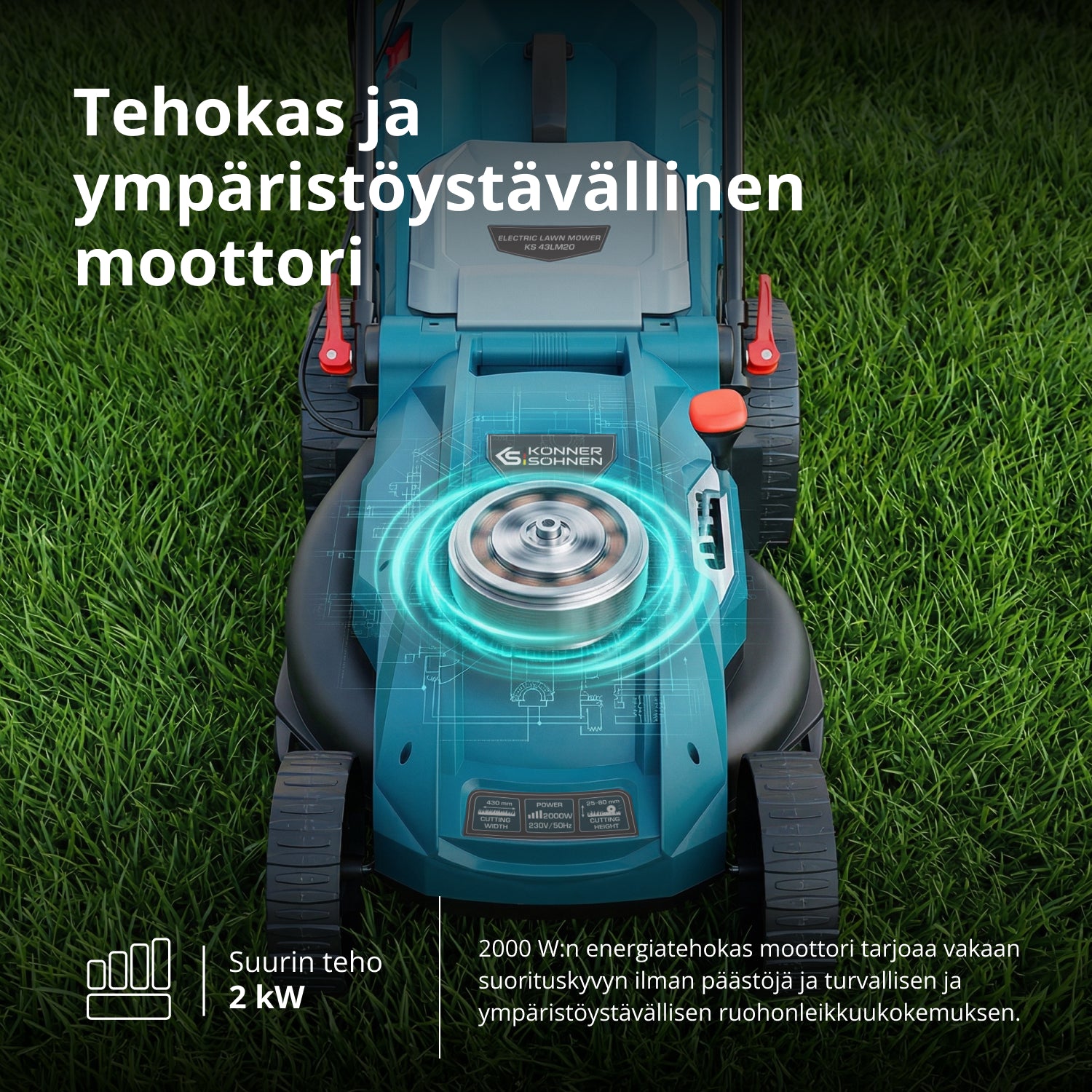Sähköruohonleikkuri KS 43LM20