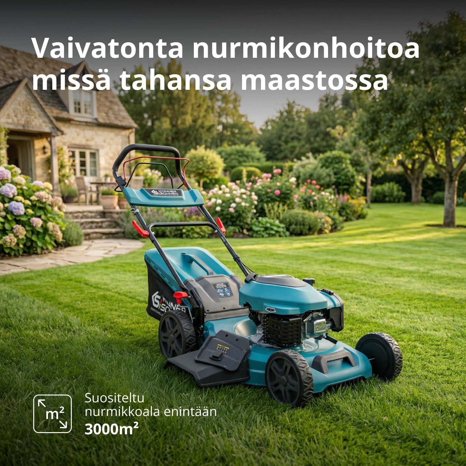 Bensiinikäyttöinen ruohonleikkuri KS 46LMG-SP