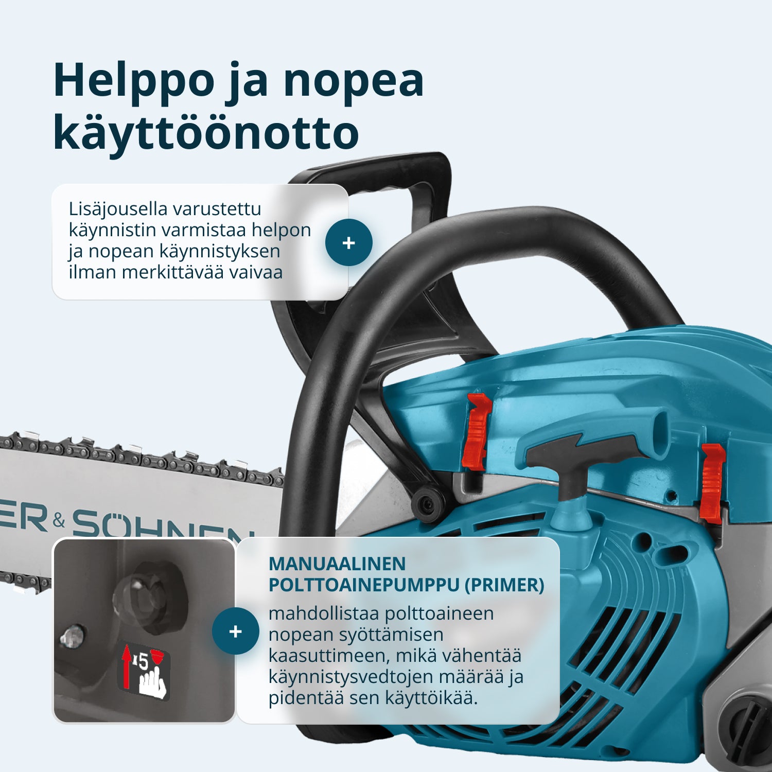 Bensiiniketjusaha KS CS40G-20