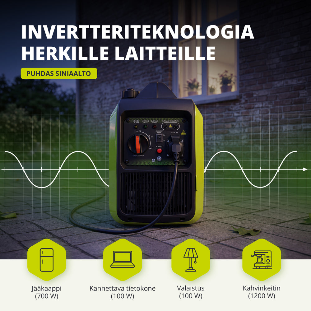 Invertterigeneraattori KSB 18i S