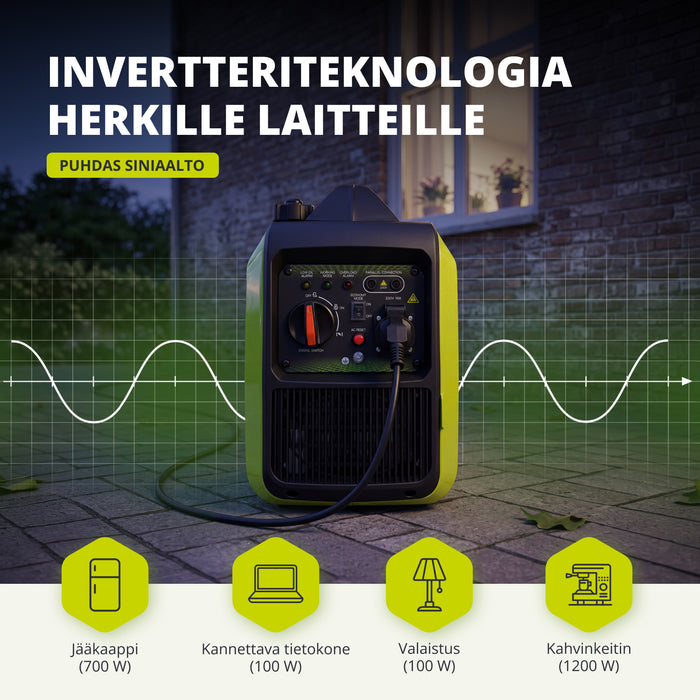 Invertterigeneraattori KSB 18i S