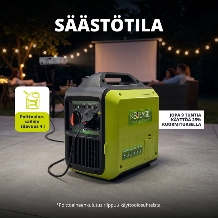 Invertterigeneraattori KSB 18i S