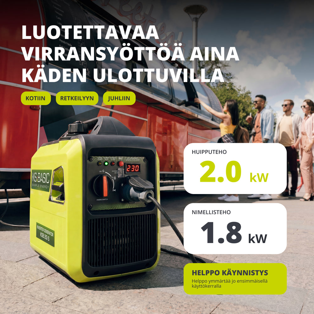 Inverter-generaattori KSB 20i S