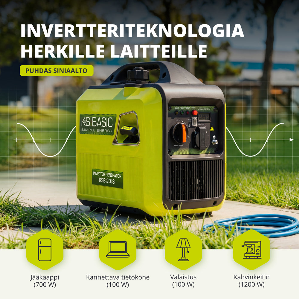 Inverter-generaattori KSB 20i S