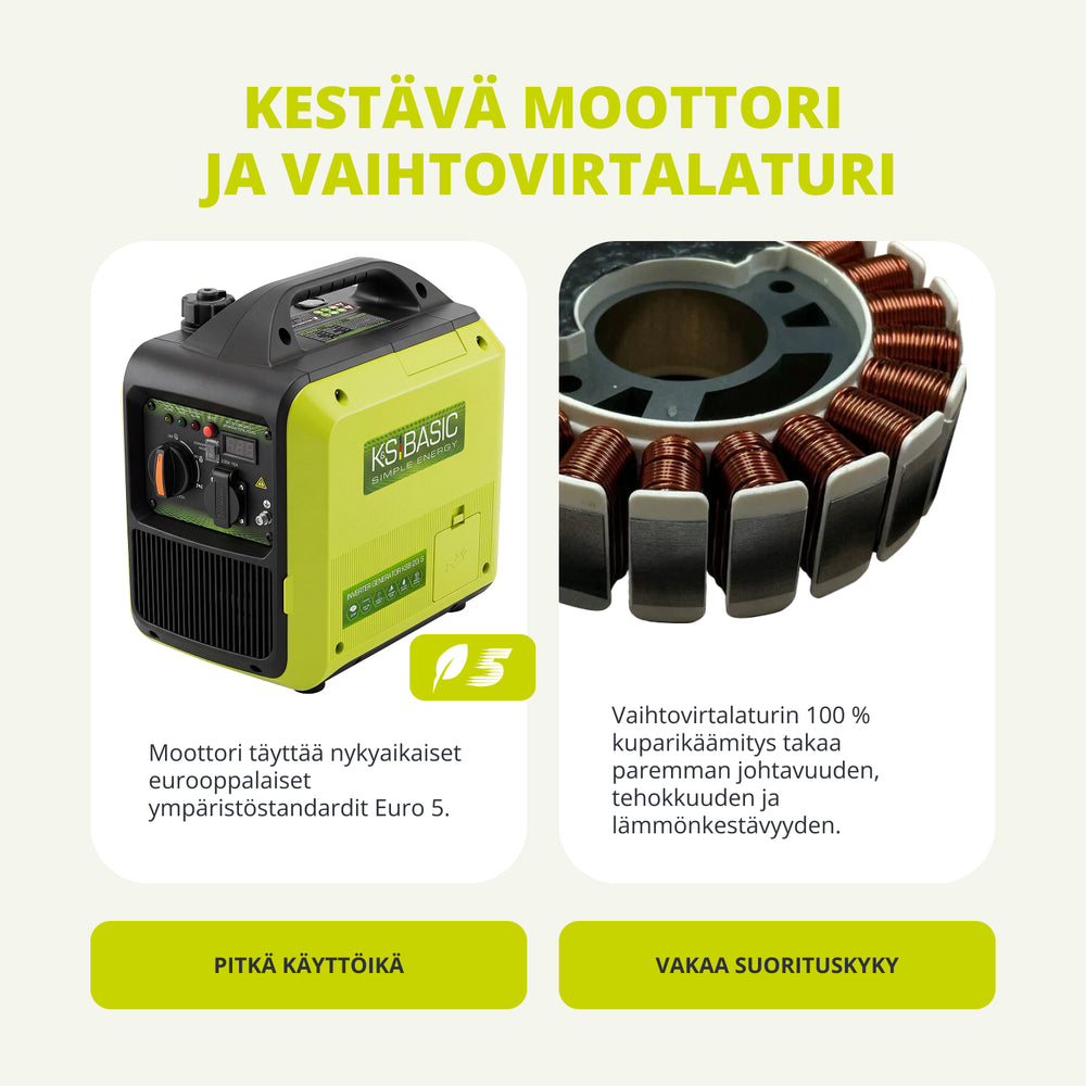 Inverter-generaattori KSB 20i S