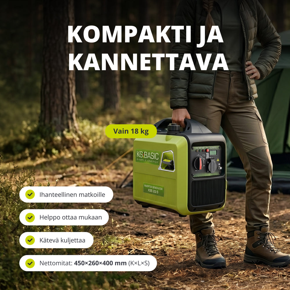 Inverter-generaattori KSB 20i S