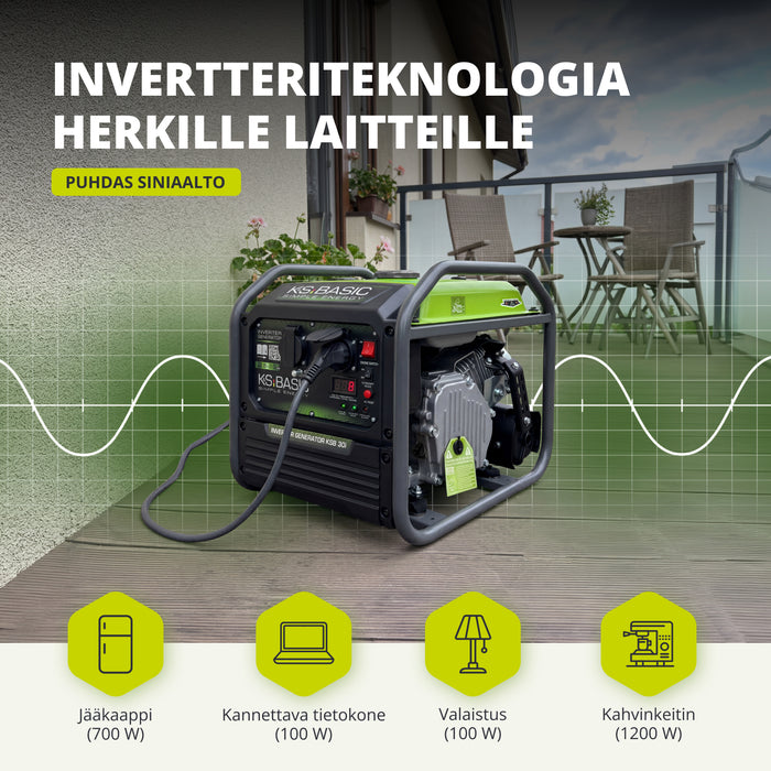 Invertterigeneraattori KSB 30i