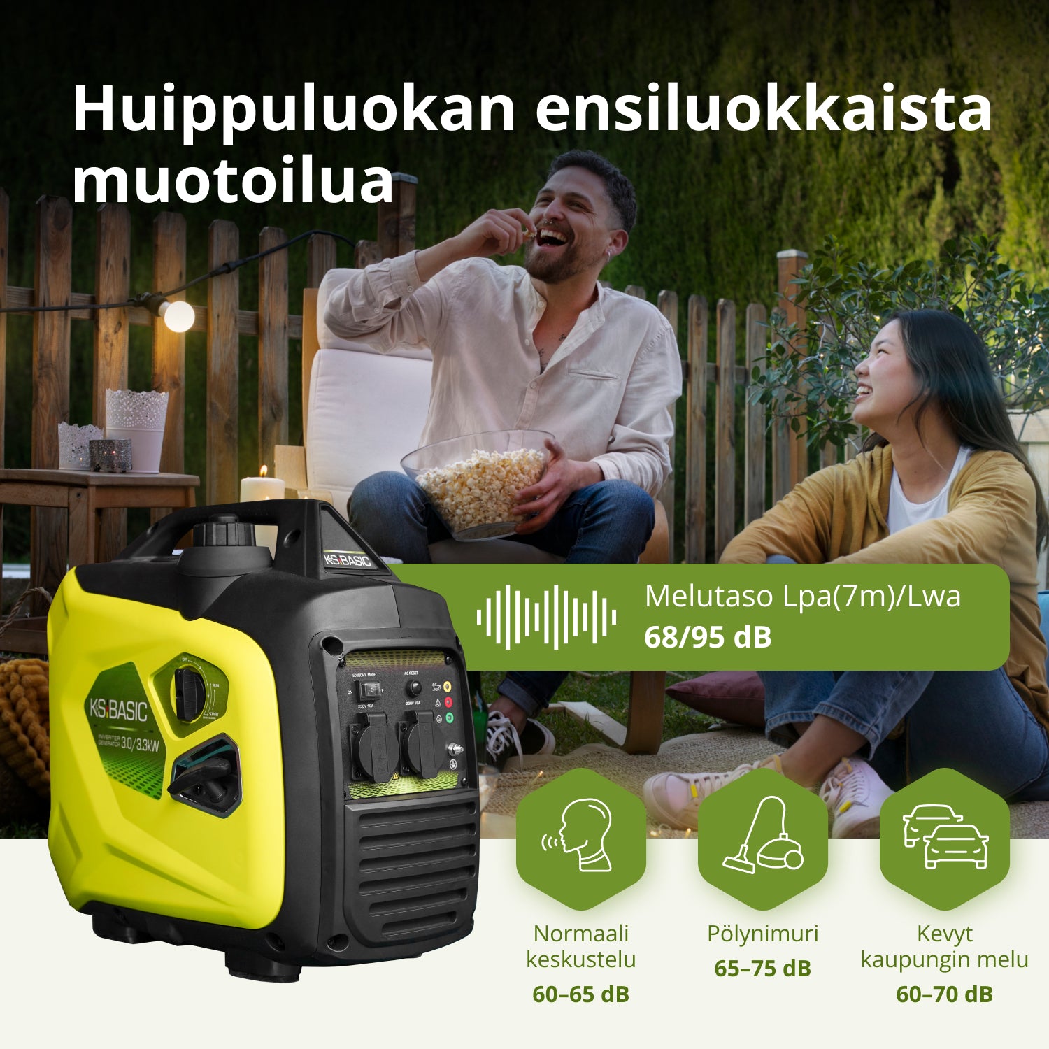 Invertteri Generaattori KSB 33i S