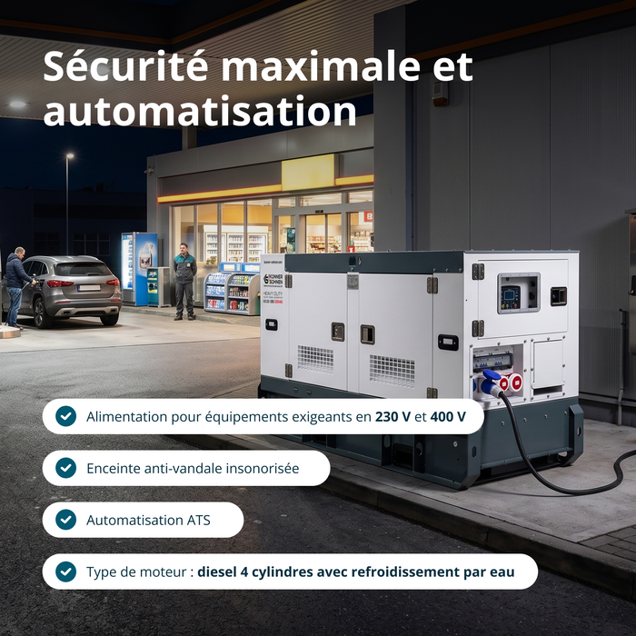 KS 22-3BE Groupe électrogène diesel triphasé