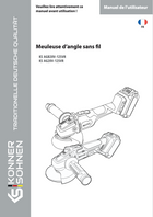 Meuleuse d'angle sans fil KS AGB20V-125VR, KS AG20V-125VR