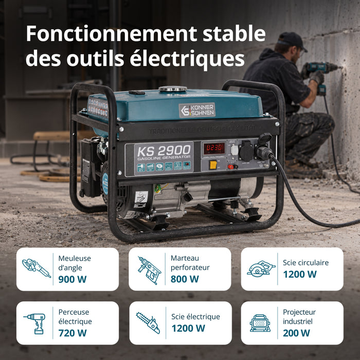 Groupe électrogène à essence "Könner & Söhnen" KS 2900