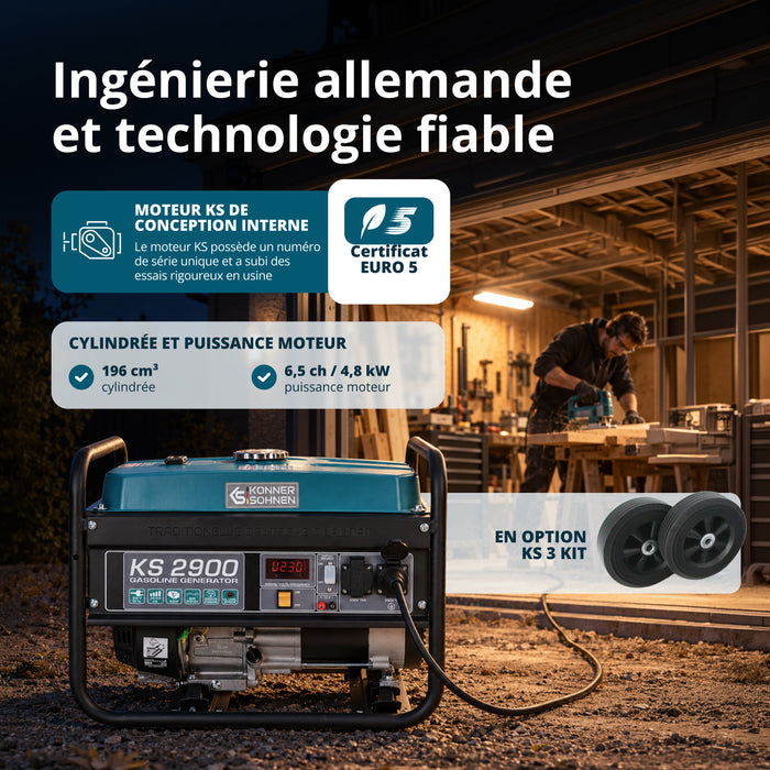 Groupe électrogène à essence "Könner & Söhnen" KS 2900