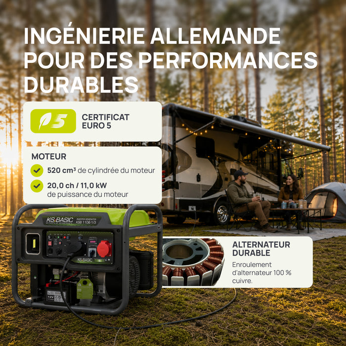 Groupe électrogène Inverter KSB 110iE-1/3