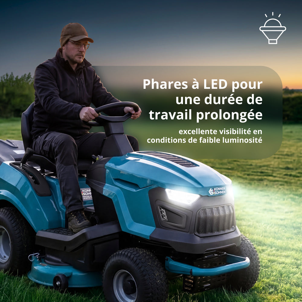 Tracteur tondeuse à gazon à essence KS 98TMG-H