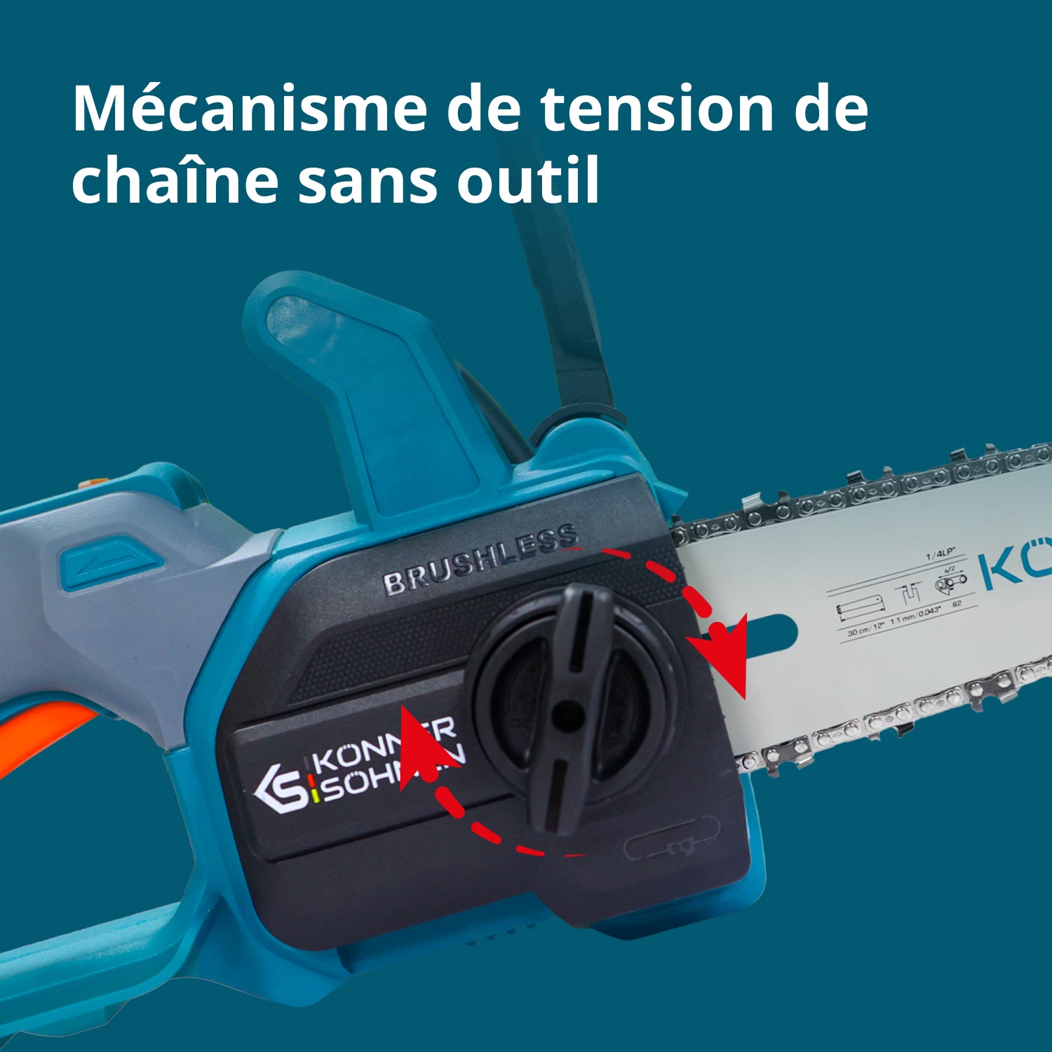 Scie à batterie KS MCS20V-12 SET PLUS