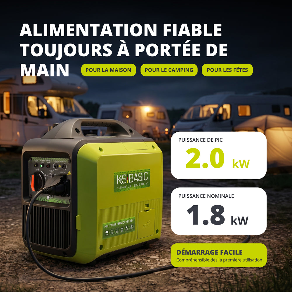 Groupe électrogène inverter KSB 18i S