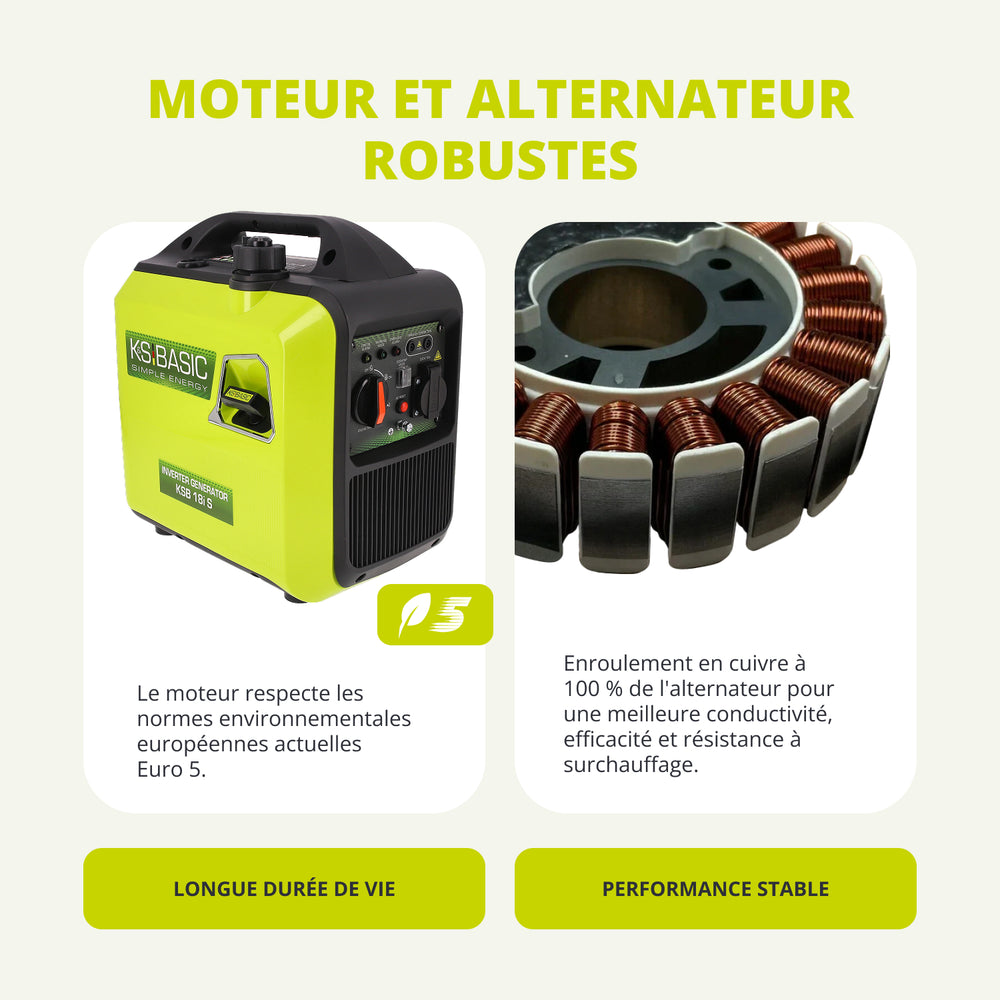 Groupe électrogène inverter KSB 18i S