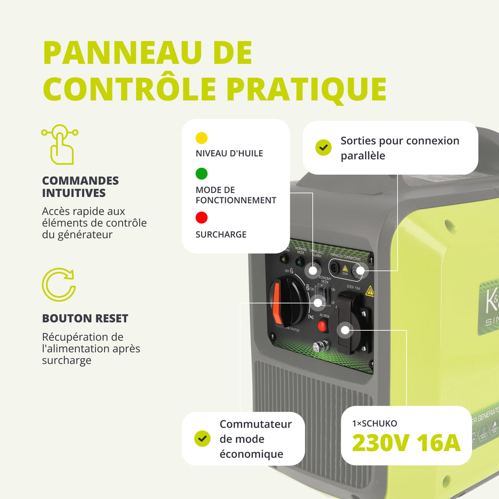 Groupe électrogène inverter KSB 18i S