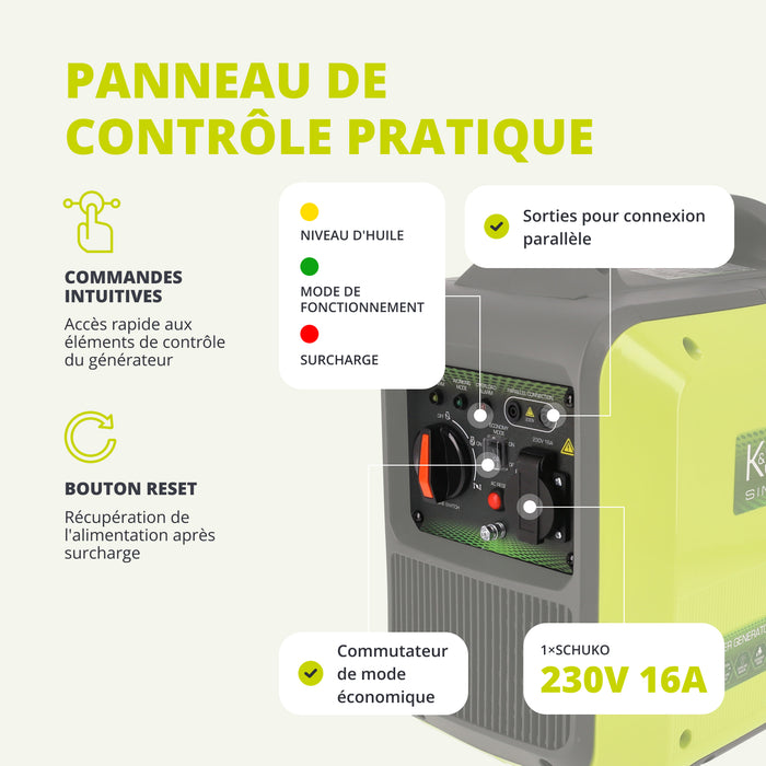 Groupe électrogène inverter KSB 18i S