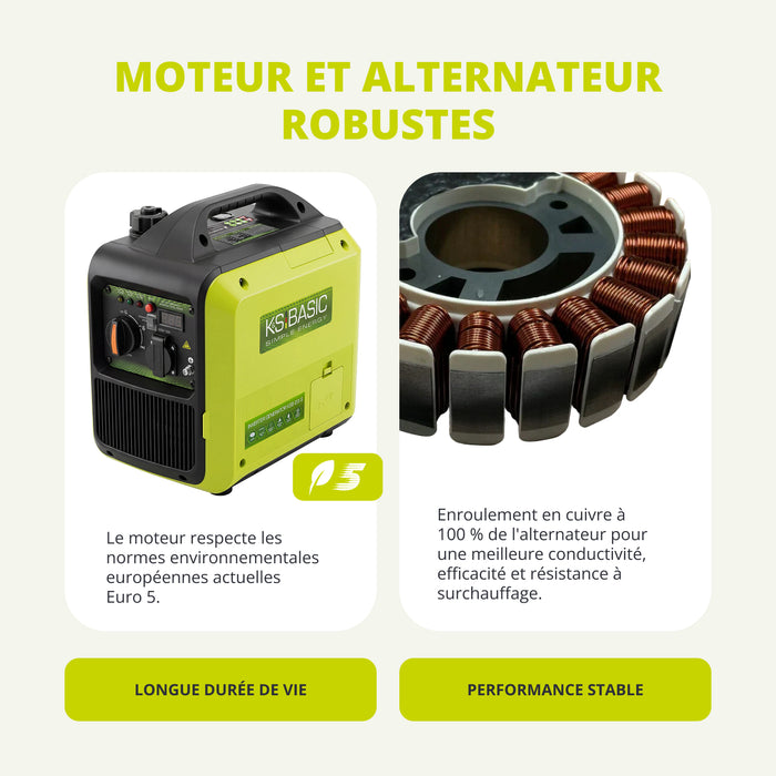 Groupe électrogène inverter KSB 20i S