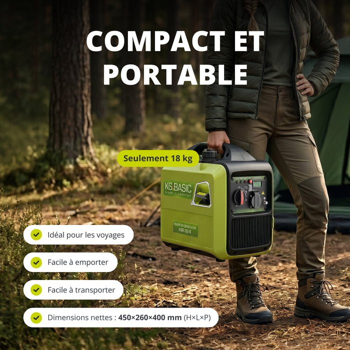 Groupe électrogène inverter KSB 20i S
