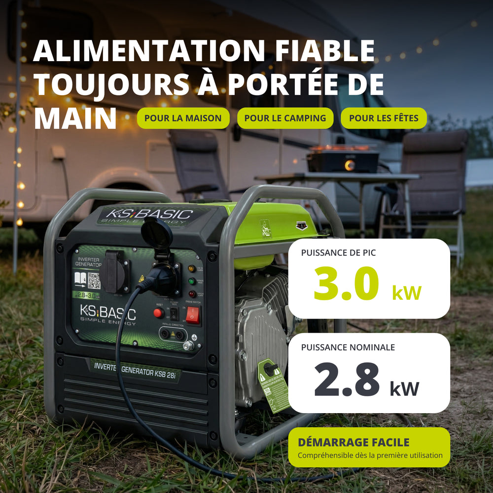 Groupe électrogène à inverter KSB 28i