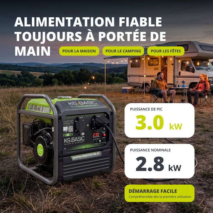 Groupe électrogène inverter KSB 30i
