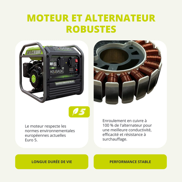 Groupe électrogène inverter KSB 30i