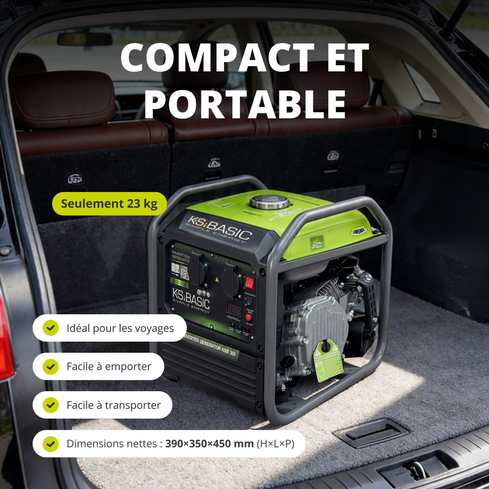 Groupe électrogène inverter KSB 30i