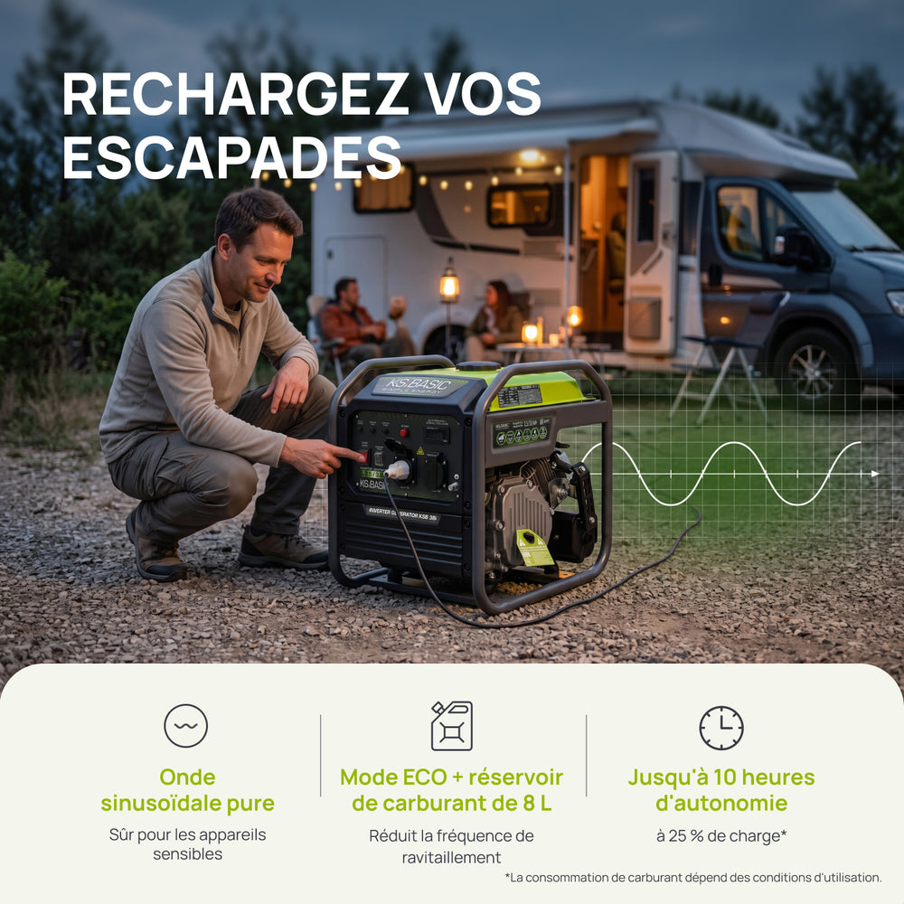 Groupe électrogène Inverter KSB 38i 