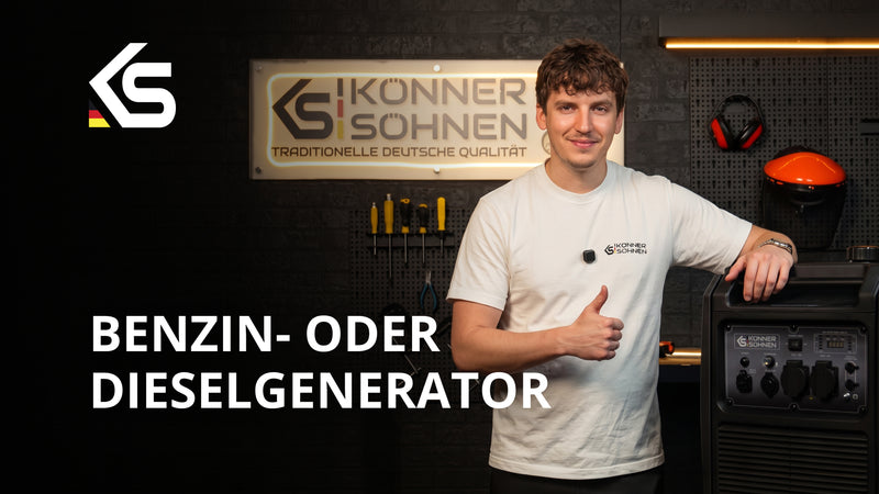 Benzin- oder Dieselgenerator? Die Unterschiede im Vergleich – und die richtige Wahl treffen