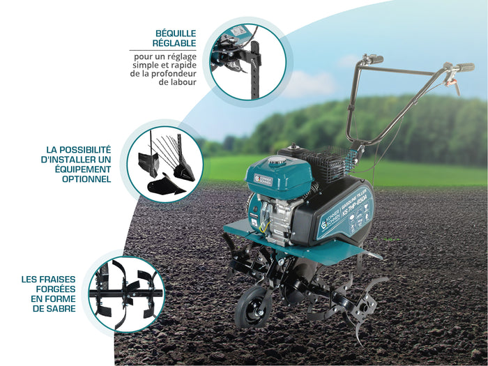 Мotoculteur à essence KS 7HP-850A