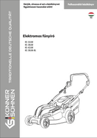 Elektromos fúnyíró KS 32LM, KS 38LM, KS 42LM, KS 38LM-BL
