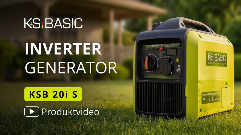 Inverter-Generator KSB 20i S für Zuhause, Camping und Freizeit