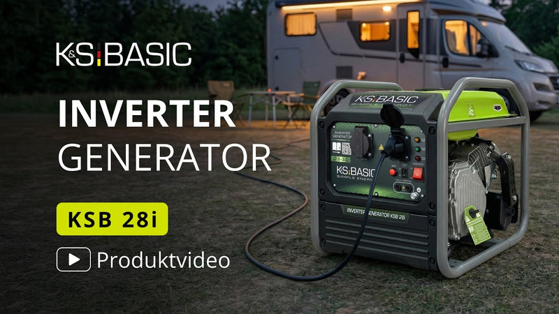 Inverter-Generator KSB 28i (2,8 kW) – einfache und langlebige Lösung