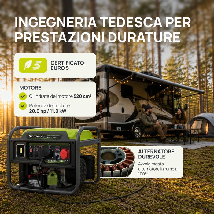 Generatore inverter KSB 110iE-1/3