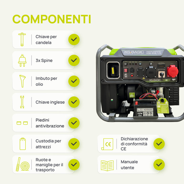 Generatore inverter KSB 80iE-1/3