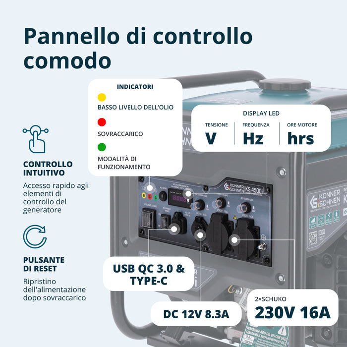 Generatore Inverter KS 4500i