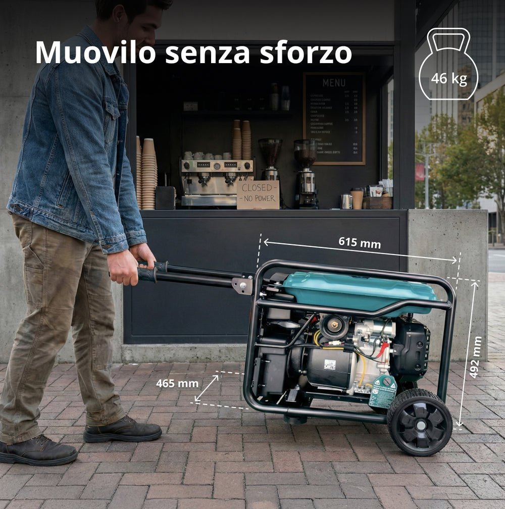 Generatore Inverter a Doppio Carburante KS 6500iEG